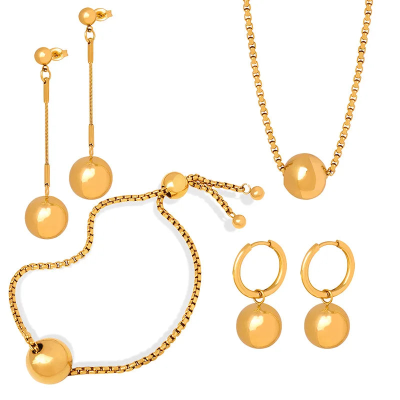 Classic Necklace, Earrings, Bracelet Set Classic Necklace, Earrings, Bracelet Set